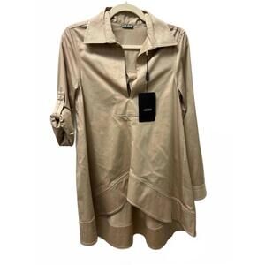 NEW DIOMI women's cotton tunic in beige